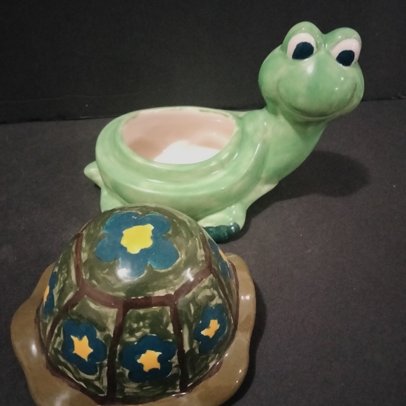 Beautiful trinket turtle figurine - Picture 2 of 6